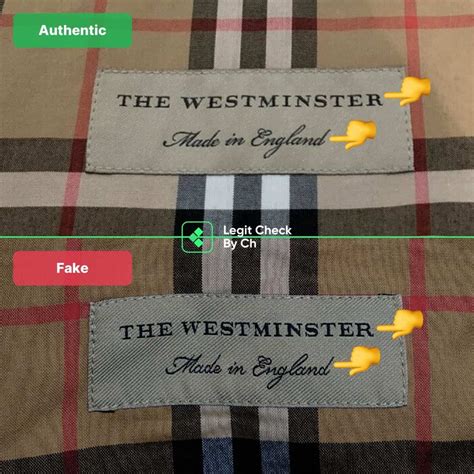 how to identify fake burberry shirt|identify burberry raincoat.